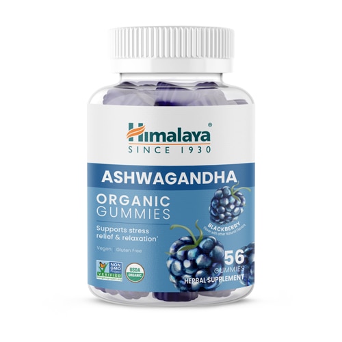 Himalaya Ashwagandha Organic Gummies Blackberry