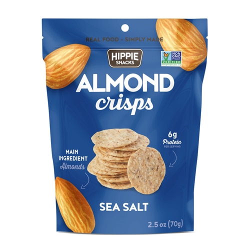 Hippie Snacks Almond Crisps Sea Salt