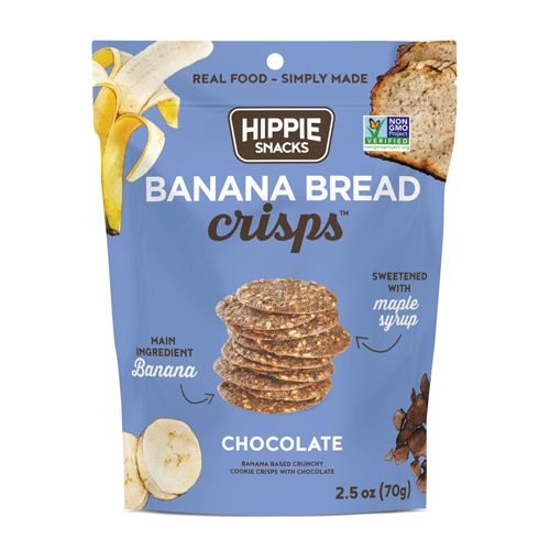 Hippie Snacks Banana Bread Crisp Chocolate