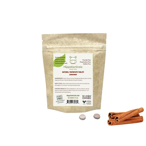 Hippotanicals Toothpaste Tablets Cinnamon