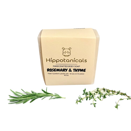 Hippotanicals Vegan Bar Soap Rosemary Thyme