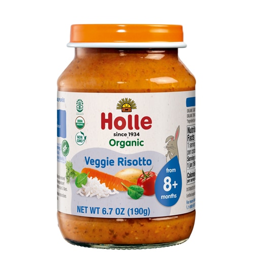 Holle Organic Baby Food 8+ Months Veggie Risotto