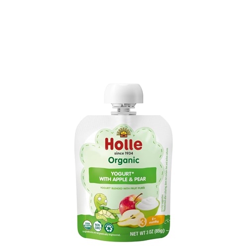 Holle Organic Yogurt Baby Food 8+ Months Apple & Pear