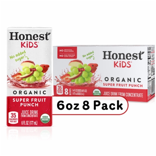 Honest Kids Juice Drink Organic Super Fruit Punch