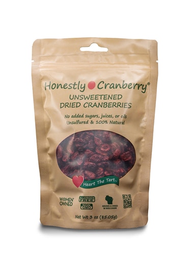 Honestly Cranberry Dried Cranberries Unsweetened