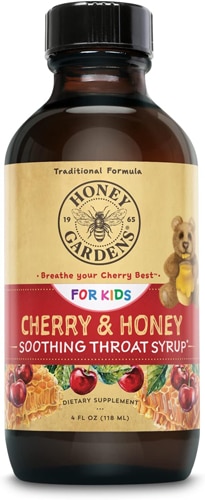 Honey Gardens Kids-Soothing Throat Syrup Cherry & Honey