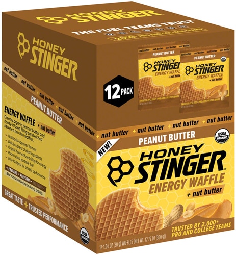 Honey Stinger Organic Waffles Peanut Butter