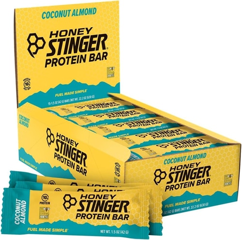 Honey Stinger Protein Bar Dark Chocolate Coconut Almond