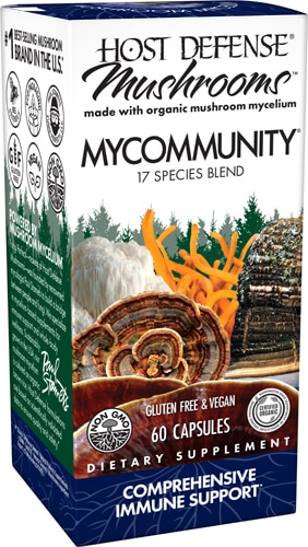 Host Defense Mushrooms Organic MyCommunity Capsules