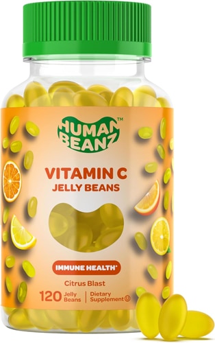 Human Beanz Vitamin C Jelly Beans Immune Health Citrus Blast