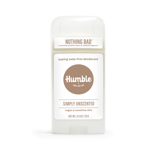 Humble Brands Deodorant Vegan & Sensitive Skin Formula Unscented