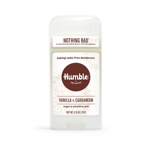 Humble Brands Deodorant Vegan & Sensitive Skin Formula Vanilla & Cardamon