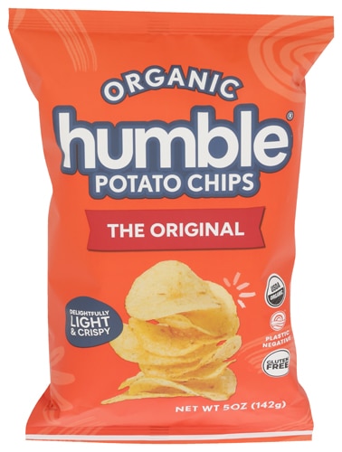 Humble Potato Chips Gluten Free Organic Light & Crispy Original