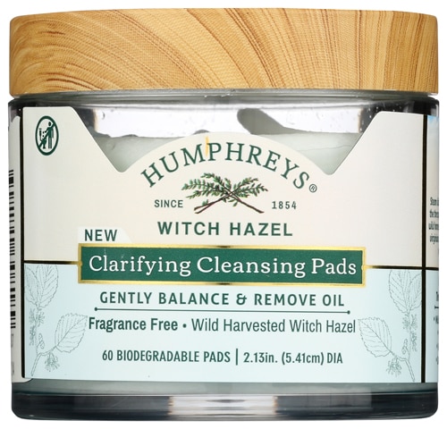 Humphrey's Witch Hazel Clarifying Cleansing Pads - Fragrance Free