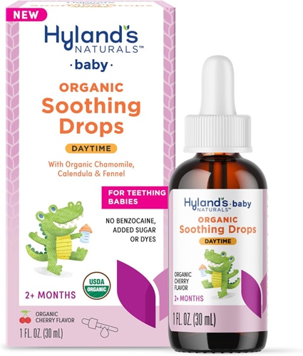 Hyland's Baby Organic Soothing Teething Drops Daytime Cherry