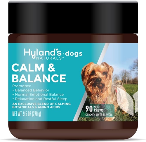 Hyland's Dogs Naturals Calm & Balance Supplement Chicken Liver