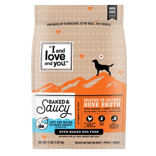 I and Love and You Baked & Saucy Dry Dog Food Chicken + Sweet Potato