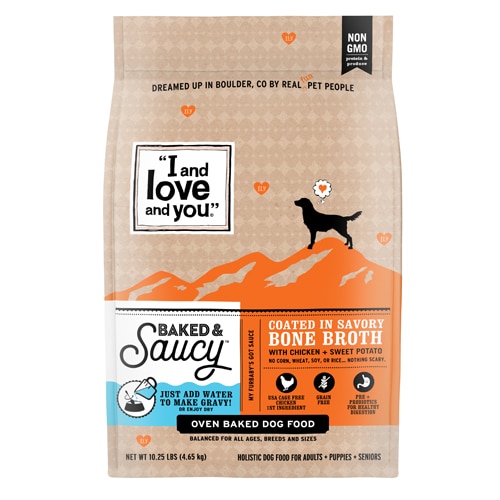 I and Love and You Baked & Saucy Dry Dog Food Chicken + Sweet Potato