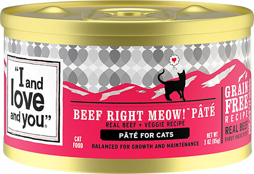 I and Love and You Beef Right Meow Wet Cat Food Beef Recipe