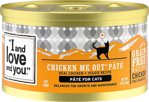 I and Love and You Chicken Me Out Pate Wet Cat Food Chicken Recipe