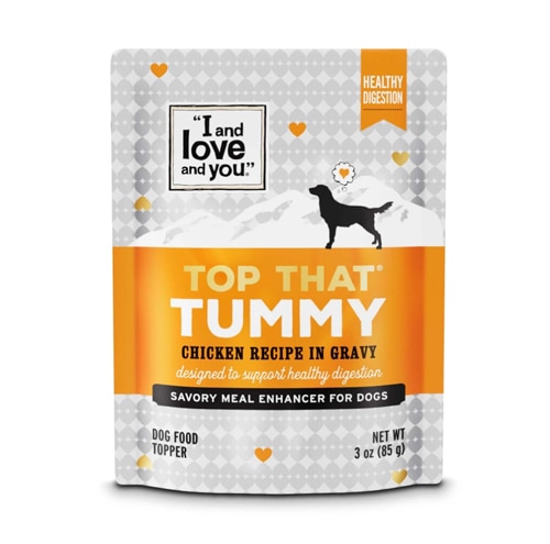 I and Love and You Dog Food Topper Tummy Chicken Recipe in Gravy