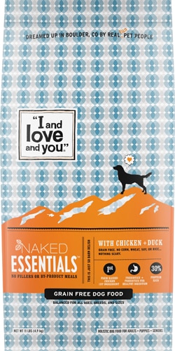 I and Love and You Naked Essentials Dry Dog Food Duck & Chicken