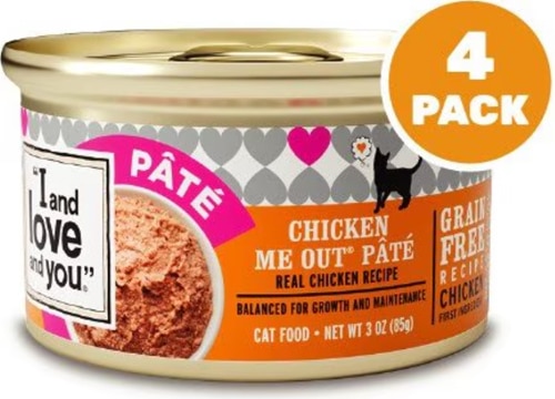 I and Love and You Wet Cat Food Chicken Me Out Pate Chicken Recipe