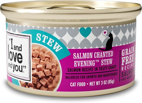 I and Love and You Wet Cat Food Salmon Chanted Evening Stew Salmon Recipe in Gravy