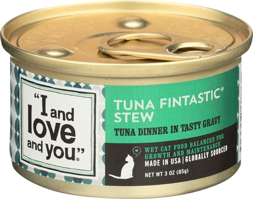 I and Love and You Wet Cat Food Tuna Fintastic Stew Tuna Recipe in Gravy