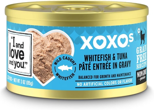 I and Love and You XOXOs Wet Cat Food Whitefish & Tuna Pate