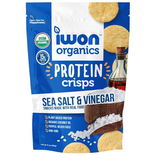 IWON Protein Crisps Organic Sea Salt & Vinegar