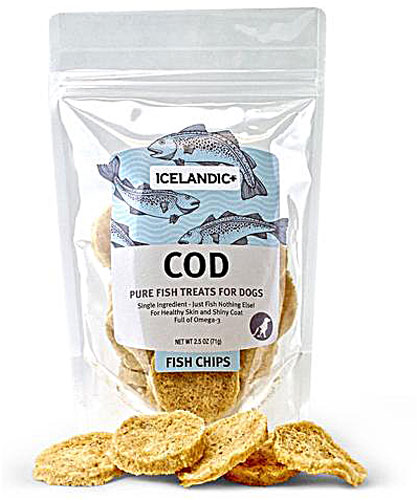 Icelandic+ Cod Fish Chips Dog Treat