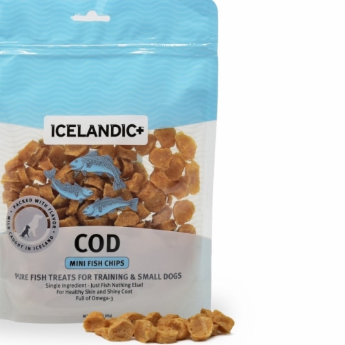 Icelandic+ Mini Cod Fish Chips Training Dog Treat