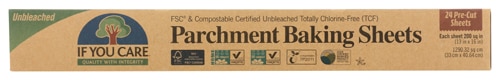 If You Care 100% Unbleached Parchment Baking Sheets