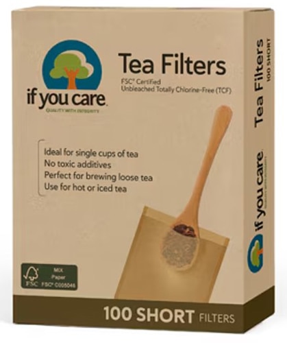 If You Care Loose Tea Filters Single Short Cup
