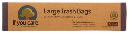 If You Care Trash Bags Large with Handles 30 Gallon