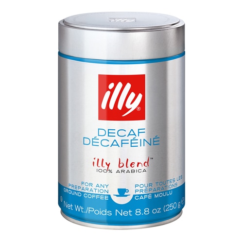 Illy Caffe Decaf Ground Coffee Medium Roast