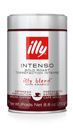 Illy Caffe Ground Espresso Coffee Dark Roast