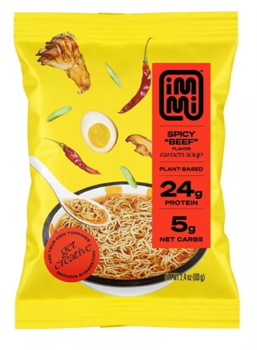 Immi Ramen Soup Plant-Based Pouch Spicy Beef