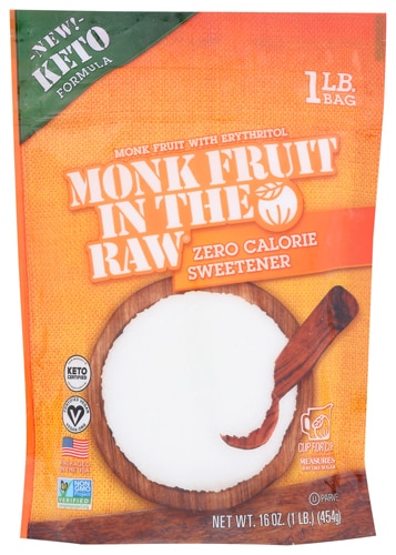 In The Raw Monk Fruit In The Raw Zero Calorie Sweetner