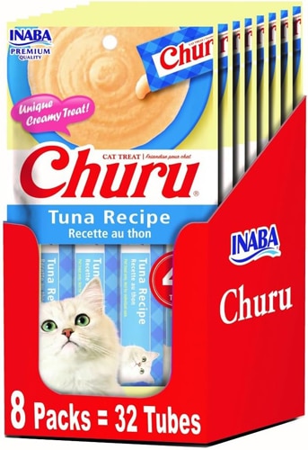 Inaba Grain Free Churu Cat Treats Tuna Recipe