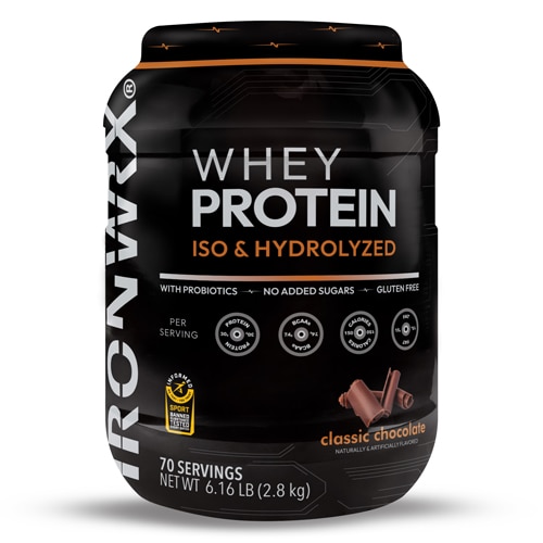Ironwrx Hydrolyzed & Isolated Whey Protein - Informed Sport Certified Chocolate