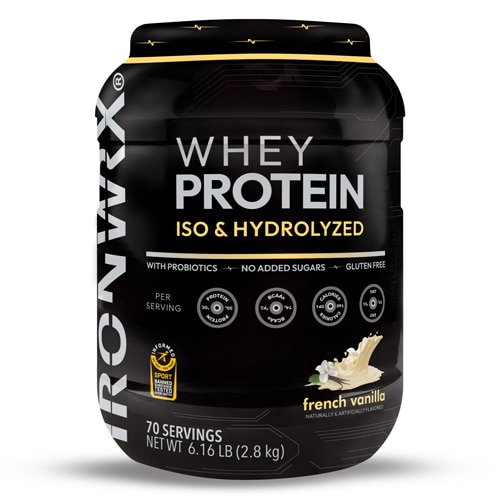 Ironwrx Hydrolyzed & Isolated Whey Protein - Informed Sport Certified Vanilla