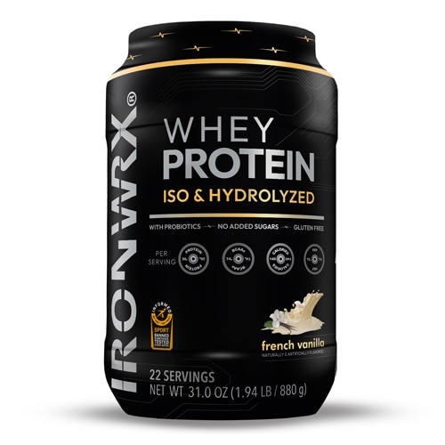 Ironwrx Hydrolyzed & Isolated Whey Protein - Informed Sport Certified Vanilla