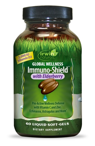 Irwin Naturals Global Wellness Immuno-Shield with Elderberry