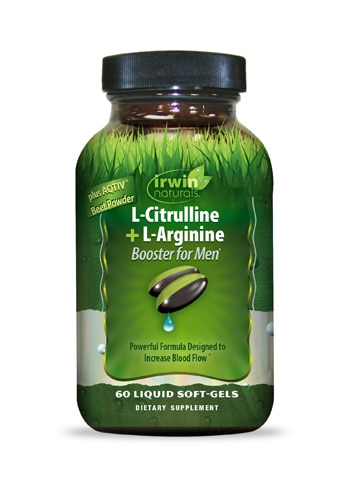 Irwin Naturals L-Citrulline + L-Arginine Booster for Men