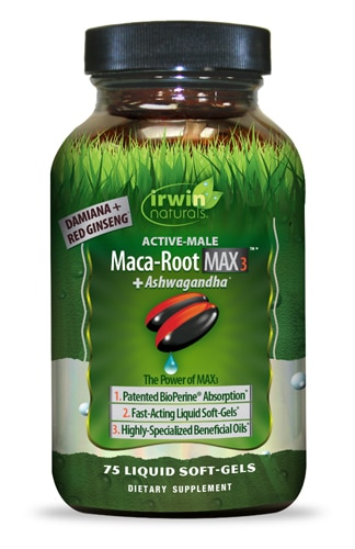 Irwin Naturals Maca Root Max3™ + Ashwagandha