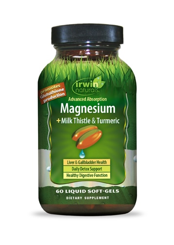 Irwin Naturals Magnesium + Milk Thistle & Turmeric