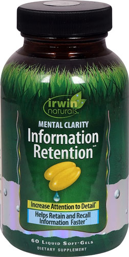 Irwin Naturals Mental Clarity Infomation Retenion™