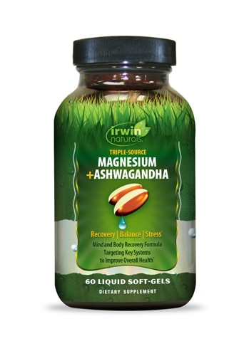 Irwin Naturals Triple-Source Magnesium + Ashwagandha